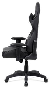 Kancelářská židle KA-F03 BK ekokůže černá
