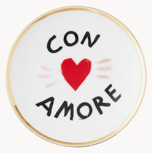 Ručně vyrobený dezertní talíř Con Amore