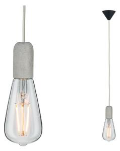 Paulmann 50388 Jano, betonové závěsně svítidlo, 1x E27, délka 200cm
