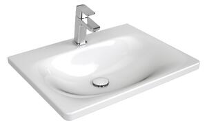 Ravak Balance umyvadlo 60x46.5 cm obdélníkový nábytkový bílá XJX01260000