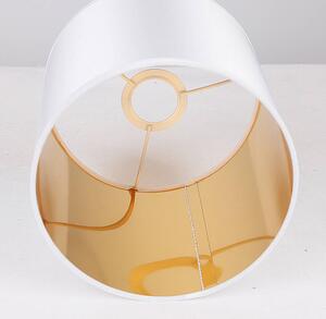 Candellux Bílo-měděný závěsný lustr Atlanta pro žárovku 3x E27 33-00651