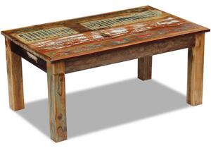 Konferenční stolek masivní recyklované dřevo 100 x 60 x 45 cm