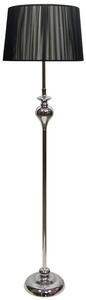Candellux Černá stojací lampa Gillenia pro žárovku E27 51-21420