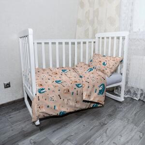 Sablio Mikroplyšové dětské povlečení do postýlky Barevné kočičky - 120x90 / 40x60
