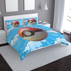 Sablio Povlečení Pokemon ball Obloha - 140x200 / 90x70
