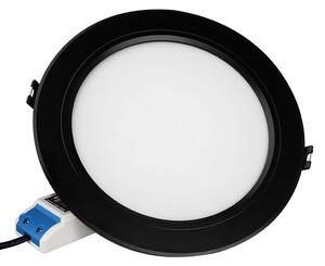 LED Solution Mi-Light MiBoxer RF Černý vestavný LED panel RGB+CCT 180mm 12W FUT066-B