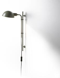 Marset A641-025 Funiculí A, nástěnná lampa nadčasového designu, 1xE14, šedá RAL 7003, výška 49,2cm