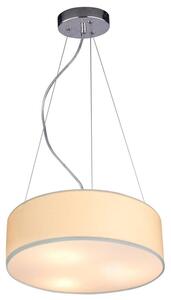 Béžový závěsný lustr Kioto pro žárovku 3x E27 - Candellux - LED lustry a svítidla > Lustry