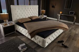 Massive home | Postel PARIS CHESTERFIELD 180x200cm lněná látka béžová