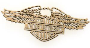 Dřevěná nástěnná dekorace Harley Davidson orel