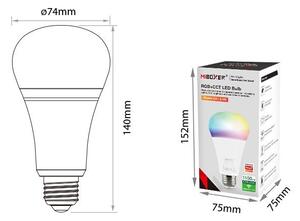 LED Solution Mi-Light MiBoxer ZIGBEE LED žárovka RGB+CCT 12W E27 FUT105Z