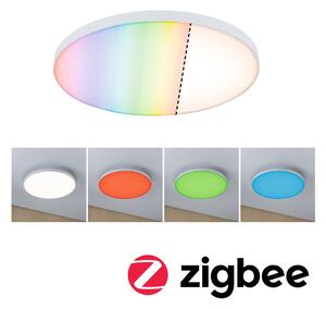 Paulmann 79897 Velora, subtilní stropní LED panel bez rámečku RGBW, ZigBee, 22W LED 3000K, průměr 40cm