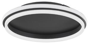 Černé kovové stropní LED světlo Nova Luce Willow 45 cm