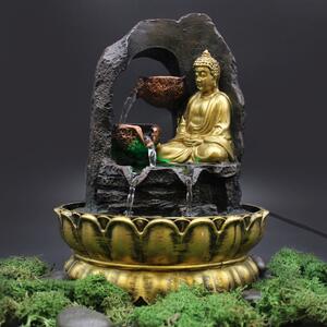 Fontánka s meditujícím Budhou 30x20cm