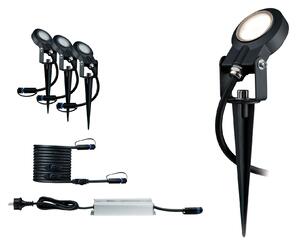Paulmann 93696 Plug&Shine Sting, základní set zahradních reflektorů 3x6W LED 3000K stmívatelné, IP67