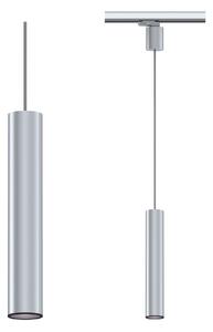 Paulmann 95397 ProRail3 Artemons, stříbrné závěsné svítidlo, 1x10W GU10, výška 38cm