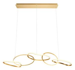 Redo 01-3392 - LED Stmívatelný lustr na lanku BIAS LED/120W/230V zlatá