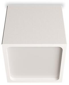 LED2 5111131 Cube, bílá stropní kostka, 12W LED 3000K, 10x10cm, IP54