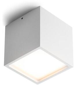 LED2 5111131 Cube, bílá stropní kostka, 12W LED 3000K, 10x10cm, IP54