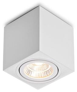 LED2 1160131 Box, bílé stropní čtvercové bodové svítidlo, 6W LED 3000K, 9x9x9,5cm