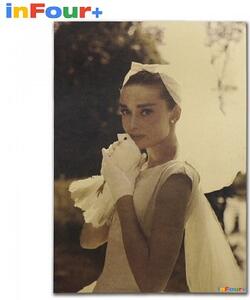 Plakát Audrey Hepburn 51,5x36cm Vintage č.2