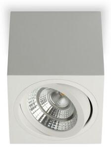 LED2 1160131 Box, bílé stropní čtvercové bodové svítidlo, 6W LED 3000K, 9x9x9,5cm