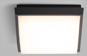 LED2 5130834 Quado S, antracitové venkovní čtvercové svítidlo, 10W LED 3000K, 17x17cm, IP54