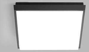 LED2 5130934 Quado L, antracitové venkovní čtvercové svítidlo, 25W LED 3000K, 24x24cm, IP54
