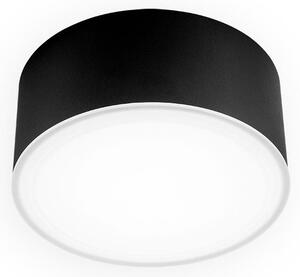 LED2 1010153 Button II, černé stropní svítidlo, 6/12W LED 3000K/4000K, prům. 15cm