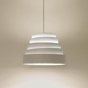 Quadrifoglio Group Babel, bílé závěsné svítidlo, 3x23W E27, prům. 60cm