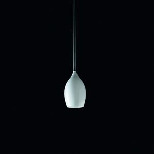 Quadrifoglio Group Gout, závěsné svítidlo z bílého foukaného skla, 1x20W, prům. 15cm