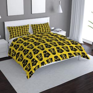 Sablio Povlečení Star Wars Stormtroopeři Pattern na žluté - 140x200 / 90x70