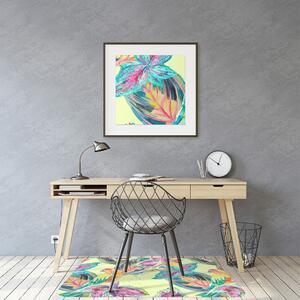 Podložka pod kancelářskou židli barevné papoušky