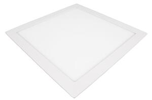 LED Solution Bílý vestavný LED panel hranatý 300 x 300mm 24W Barva světla: Teplá bílá 191107