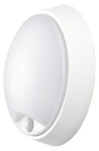 EMOS Bílé/černé LED stropní/nástěnné svítidlo s pohybovým čidlem 14W IP54 Barva světla: Teplá bílá ZM3131