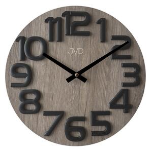JVD Luxusní dřevěné designové hodiny JVD HT134.1