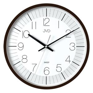 JVD Hnědé tiché netikající hodiny JVD JVD HX8019.2
