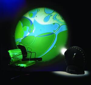 Mathmos SPL2100 +SPA0602 Space projector, oil disk modrá-zelená