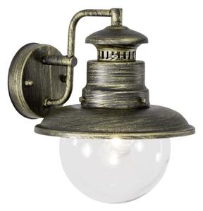 Brilliant - Venkovní nástěnná lampa ARTU 1xE27/60W/230V IP44 patina/zlatá