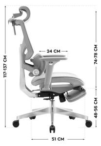 Kancelářská židle Expert 8.7 Grey Mesh