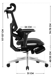 Kancelářská židle Expert 8.7 Black Mesh