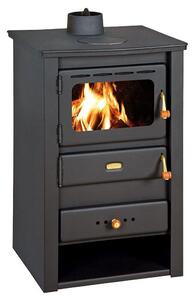 PRITY K22 CP, Volně stojící kamna na dřevo s prosklením, 10,4 kW, Třída A, Ø 130 mm