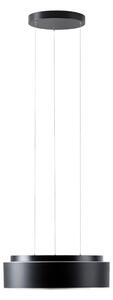 Osmont ERI67400 Eris LEC3, černé závěsné svítidlo z triplexového skla, 27W LED 3000K, prům. 44,5cm