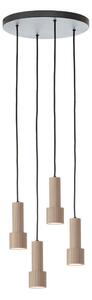 Brilliant - Lustr na lanku CADIZ 4xGU10/10W/230V pr. 35 cm bronzová