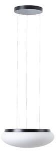 Osmont ARA67494 Arakis 3 LE, černé závěsné svítidlo z triplexového skla, 27W LED 3000K, prům. 44,5cm