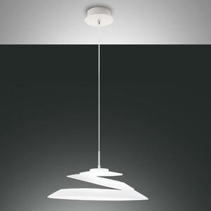 Fabas 3357-42-102 Aragon, závěsné svítidlo, 18W LED 2700K stmívatelné, bílá, prům. 53cm