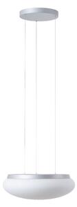 Osmont ARA67490 Arakis 3 LE, stříbrné závěsné svítidlo z triplexového skla, 27W LED 3000K, prům. 44,5cm