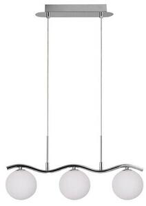 Candellux Ramon závěsné svítidlo 3x4 W bílá-chrom 33-01405