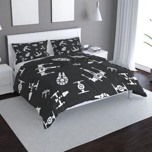 Sablio Povlečení Star Wars Vesmírné lodě Pattern - 140x200 / 90x70