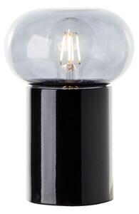 Brilliant - Stolní lampa KNUT 1xE27/25W/230V černá/čirá